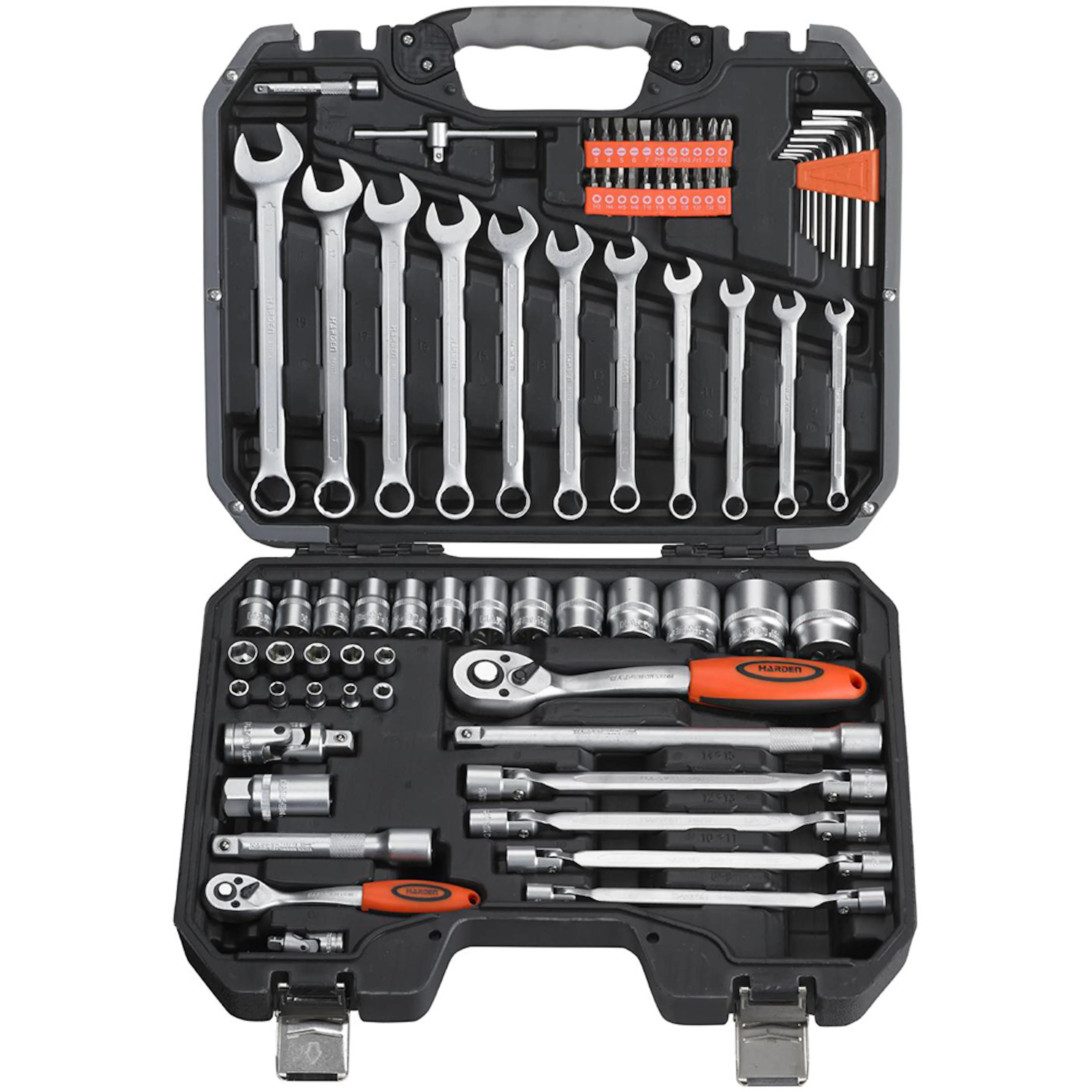Verktygssats Harden 77-delar