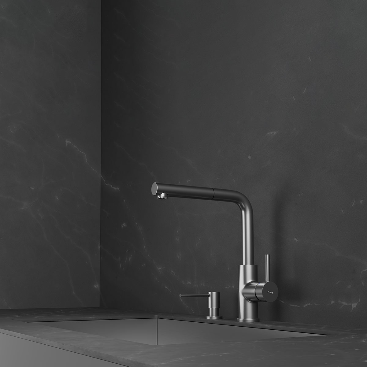 Köksblandare Scandtap Steel Vision Rostfritt Stål