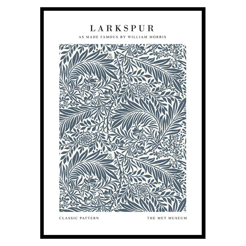 Poster Gallerix William Morris Larkspur