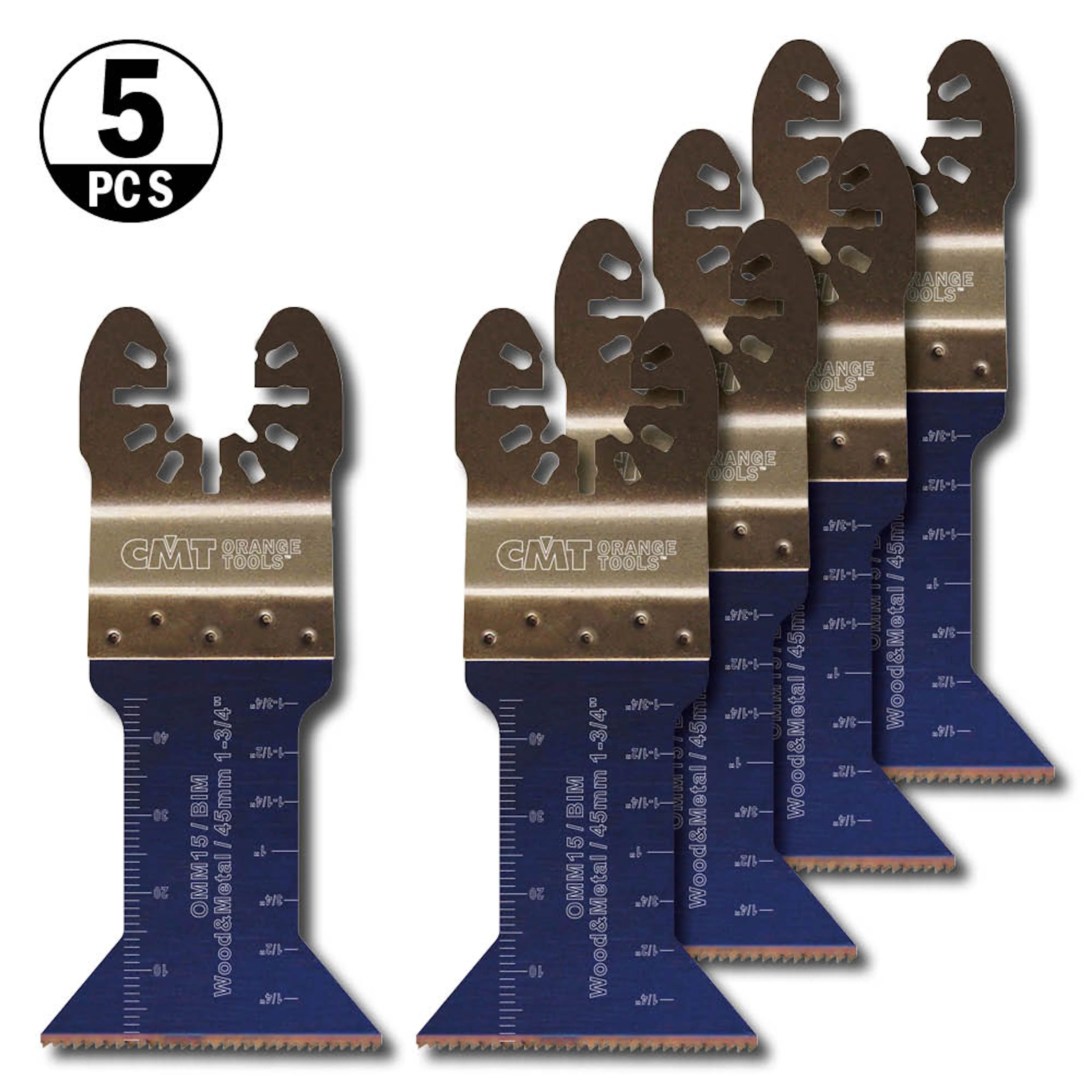 Multicut 45x48mm BIM Trä/metall 5-pack 5 st