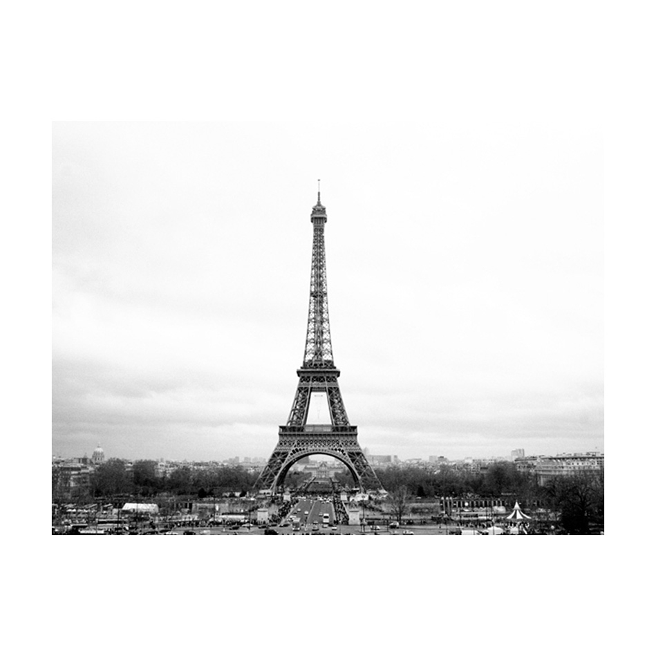 Fototapet Arkiio Paris: Svartvit Fotografi