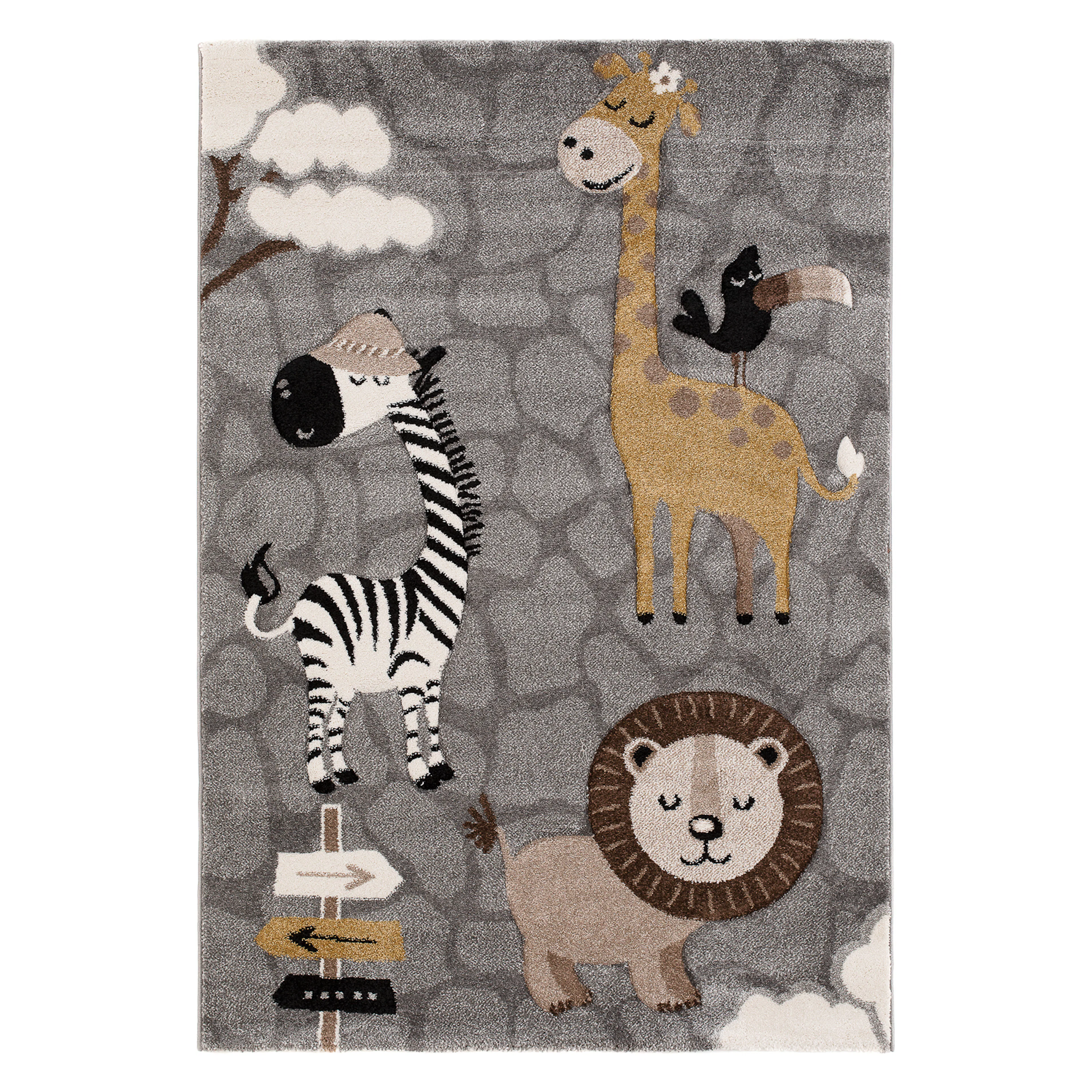 Friezematta KM Carpets Atlas Savannen