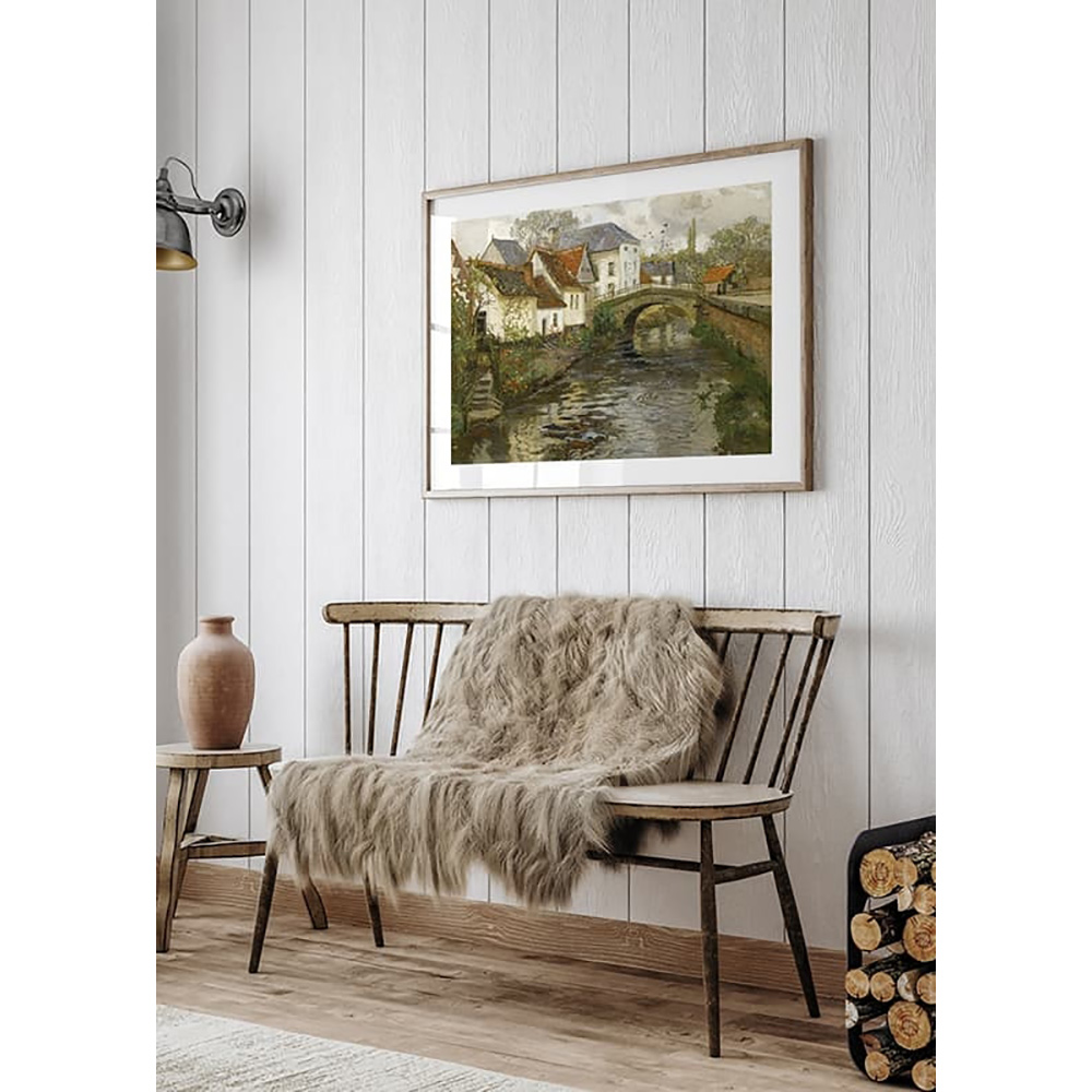 Poster Gallerix Small Town Near La Panne By Frits Thaulow