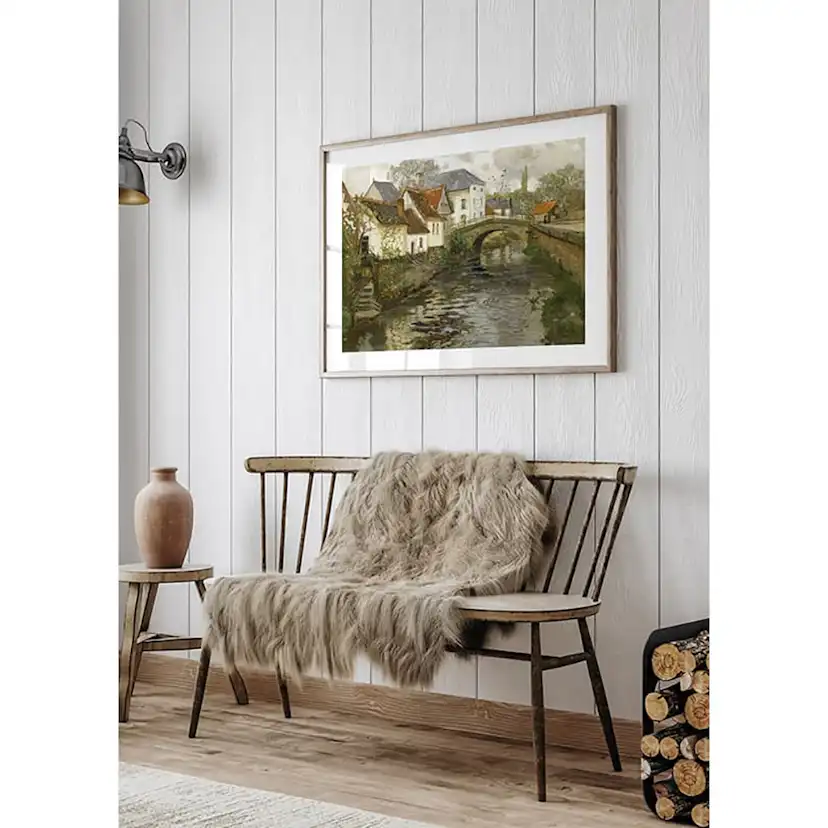 Poster Gallerix Small Town Near La Panne By Frits Thaulow