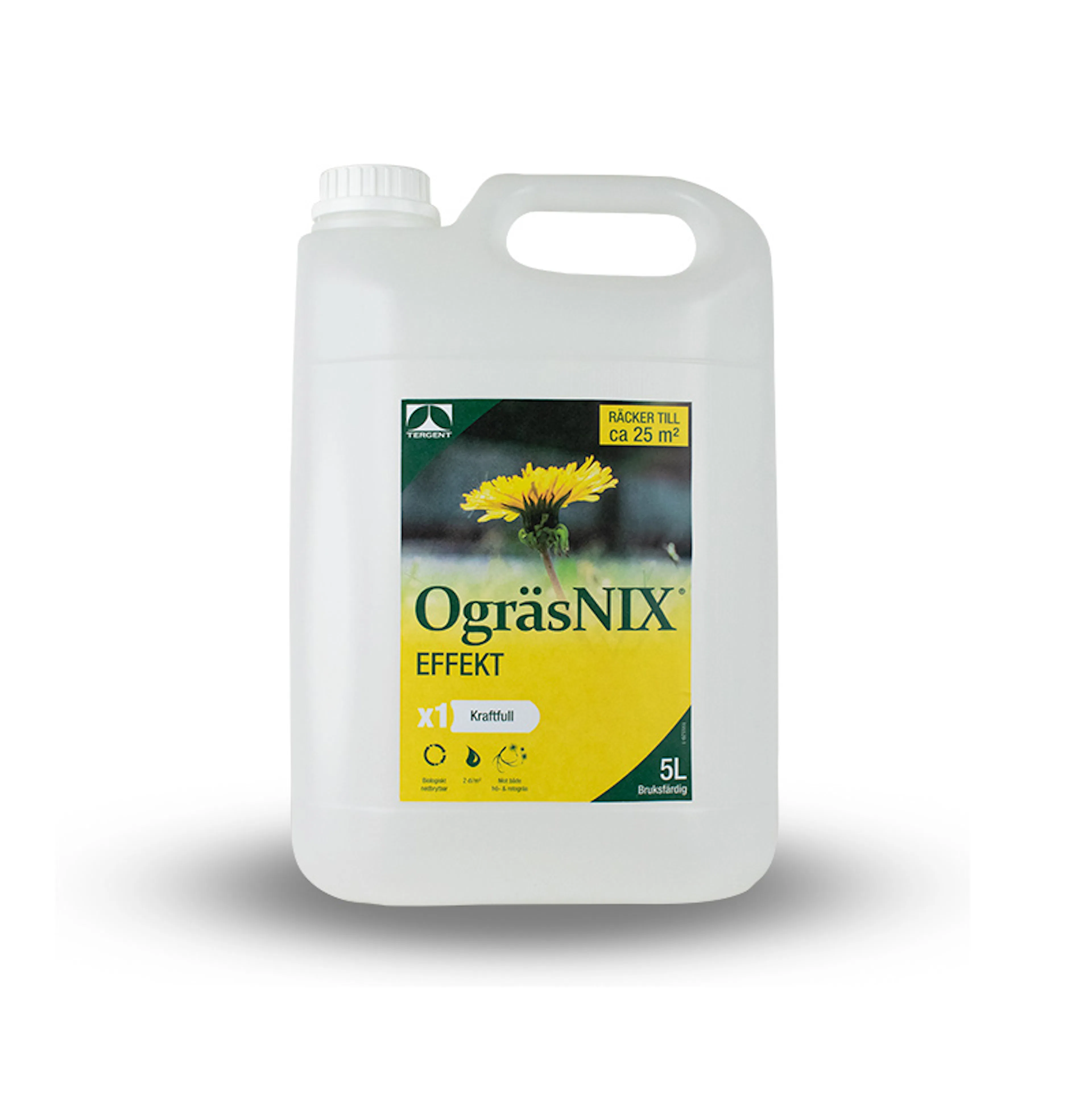 Ogräsbekämpning Tergent NIX Effekt 5L - Kraftfull & Biologiskt Nedbrytbar