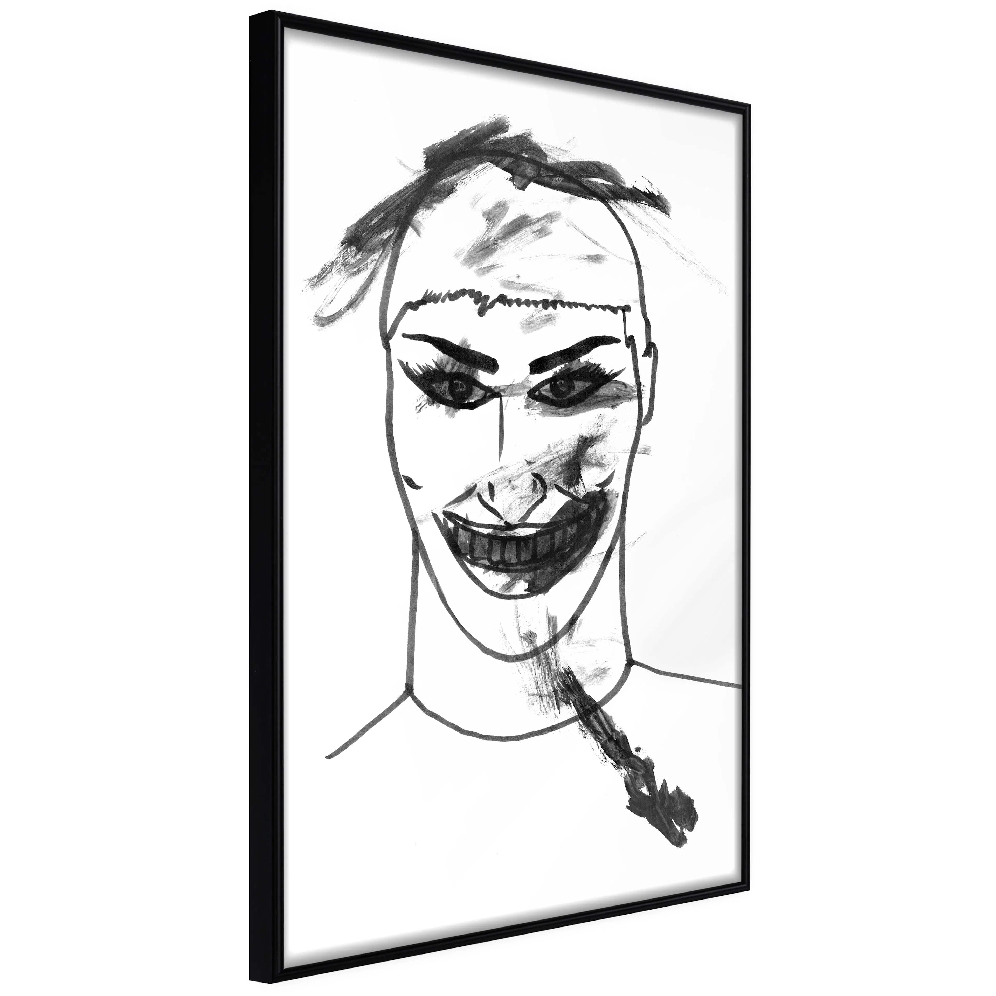 Affisch - Joker [Poster] 40x60 Svart ram, 40x60 cm
