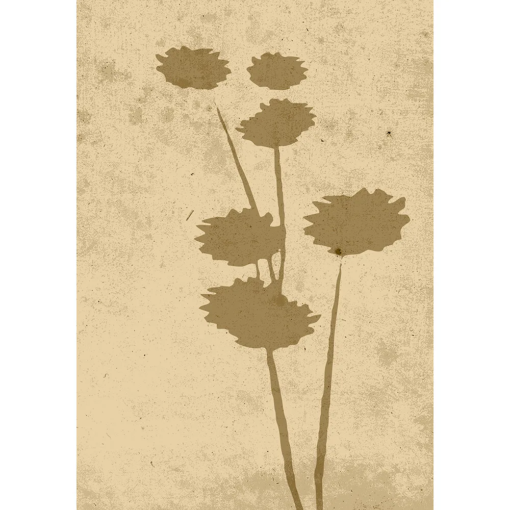 Posters Venture Home Flower Art Beige
