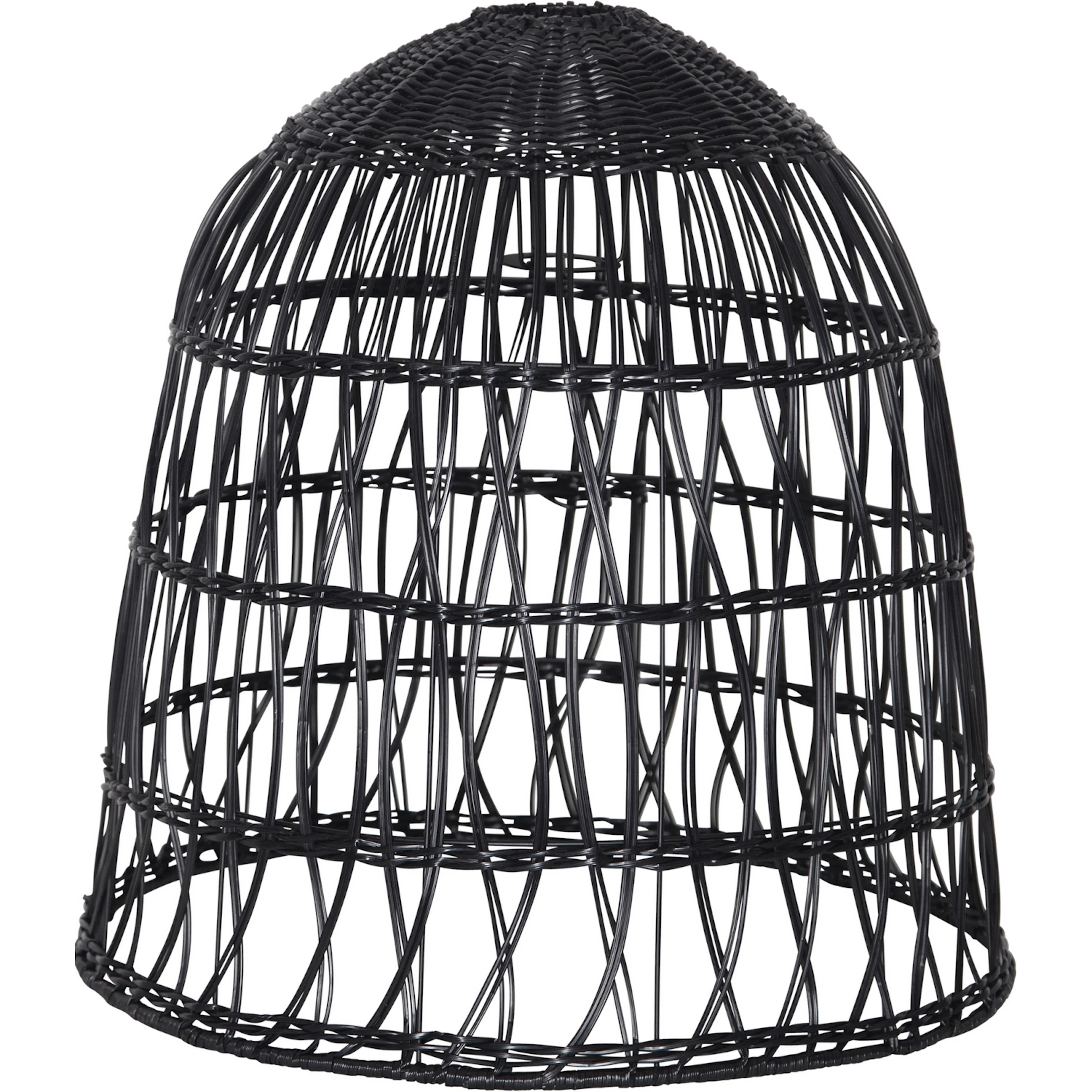 Lampskärm Star Trading Knute Svart