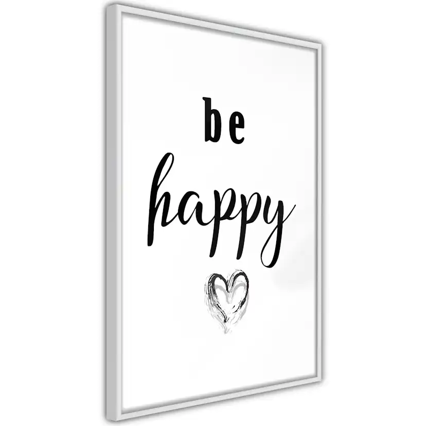 Poster Artgeist Affisch Be Happy