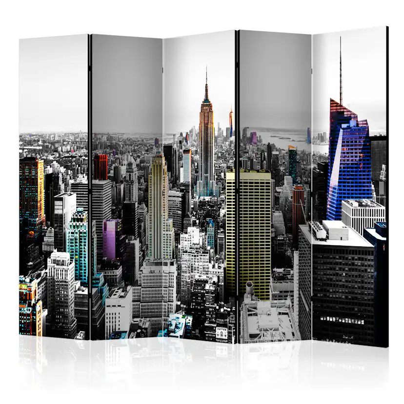 Rumsavdelare Arkiio Iridescent Skyscrapers II 225x172 cm