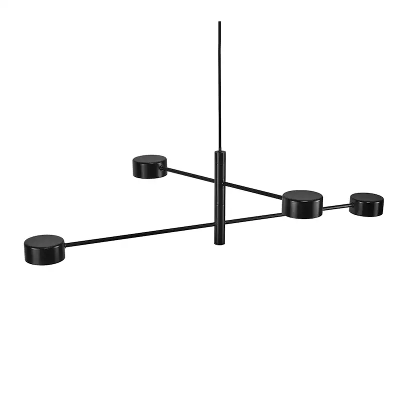 Taklampa Nordlux Clyde 4L Svart