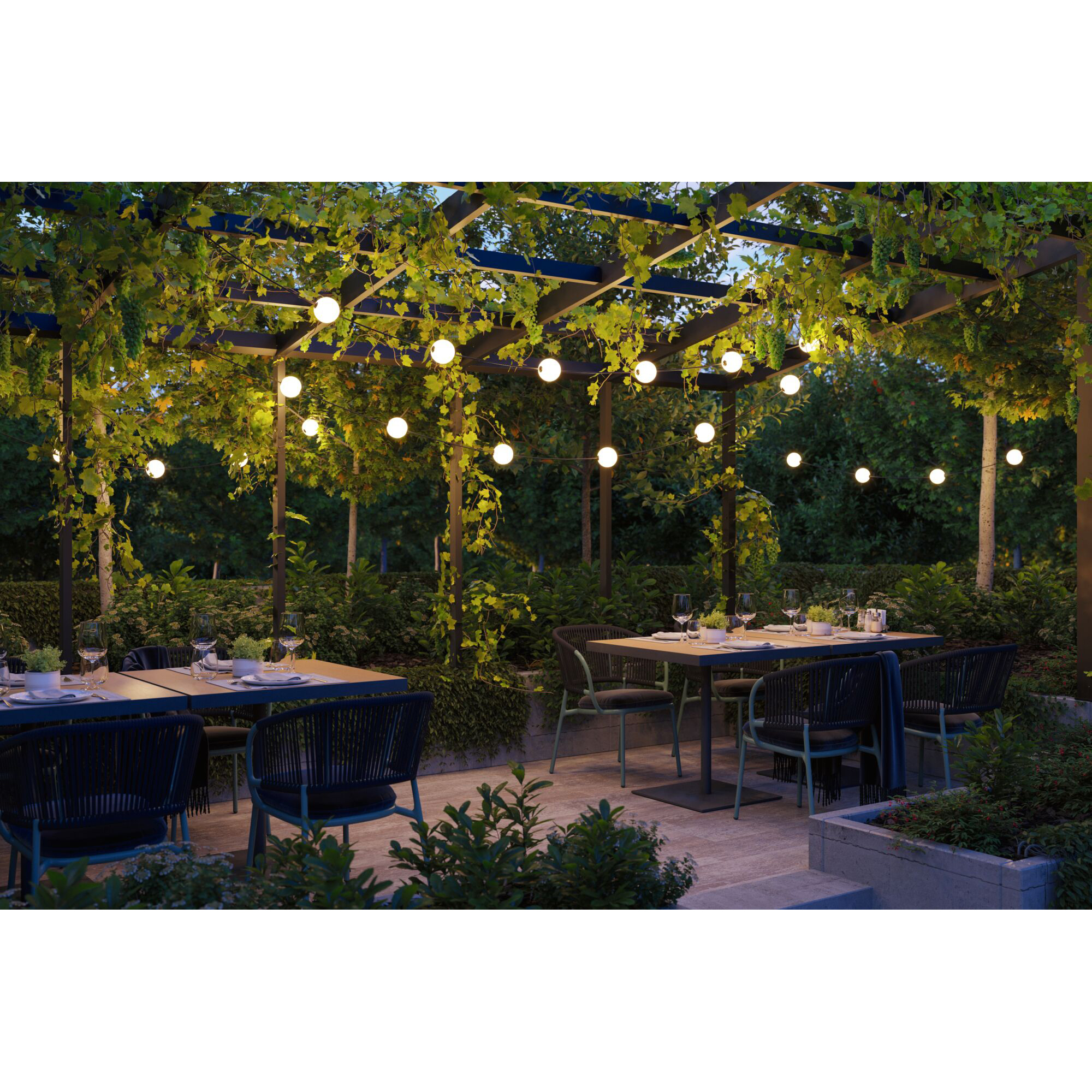 Ljusslinga LED Paulmann Naima Fairy Lights Plug & Shine IP67 24V Tilläggsslinga