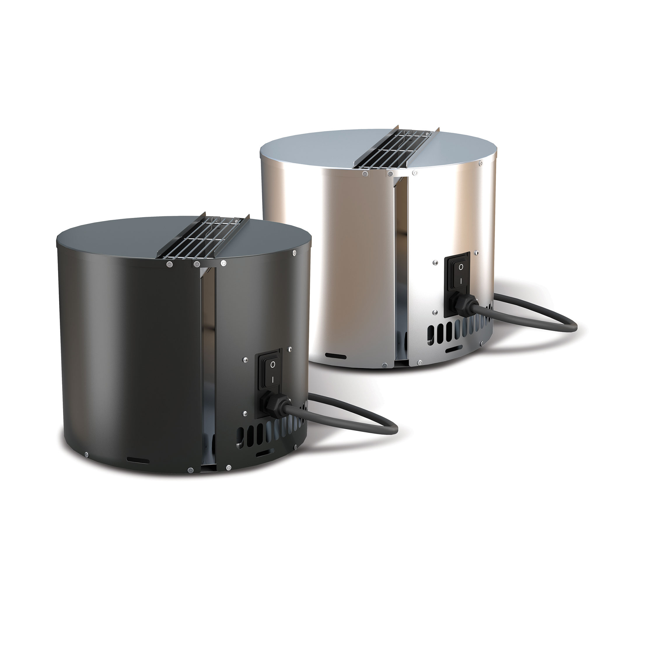 Rökgasfläkt Draftbooster Svart Skorstensfläkt