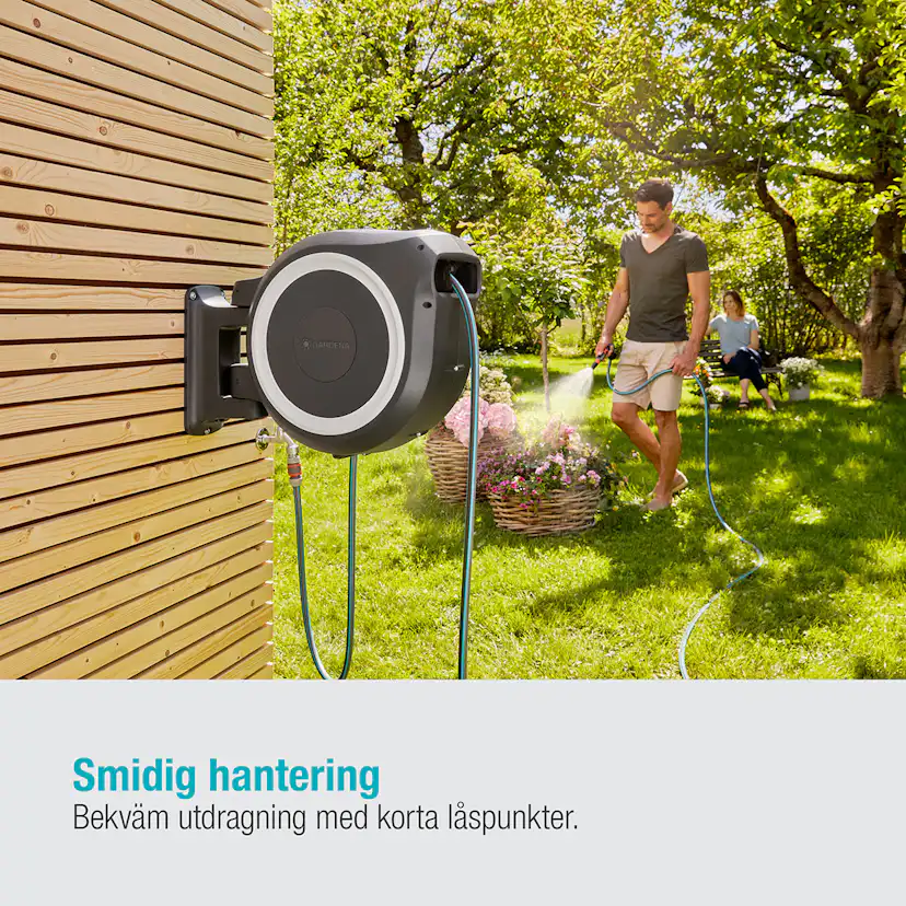 Slangbox Gardena RollUp XL Med Bevattningsmunstycke