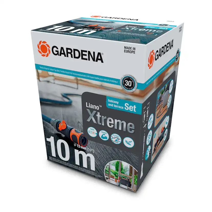 Textilslang Gardena Liano Xtreme 10 m Set