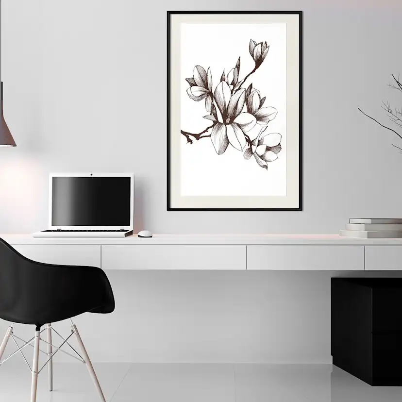Poster Artgeist Affisch Renaissance Magnolias
