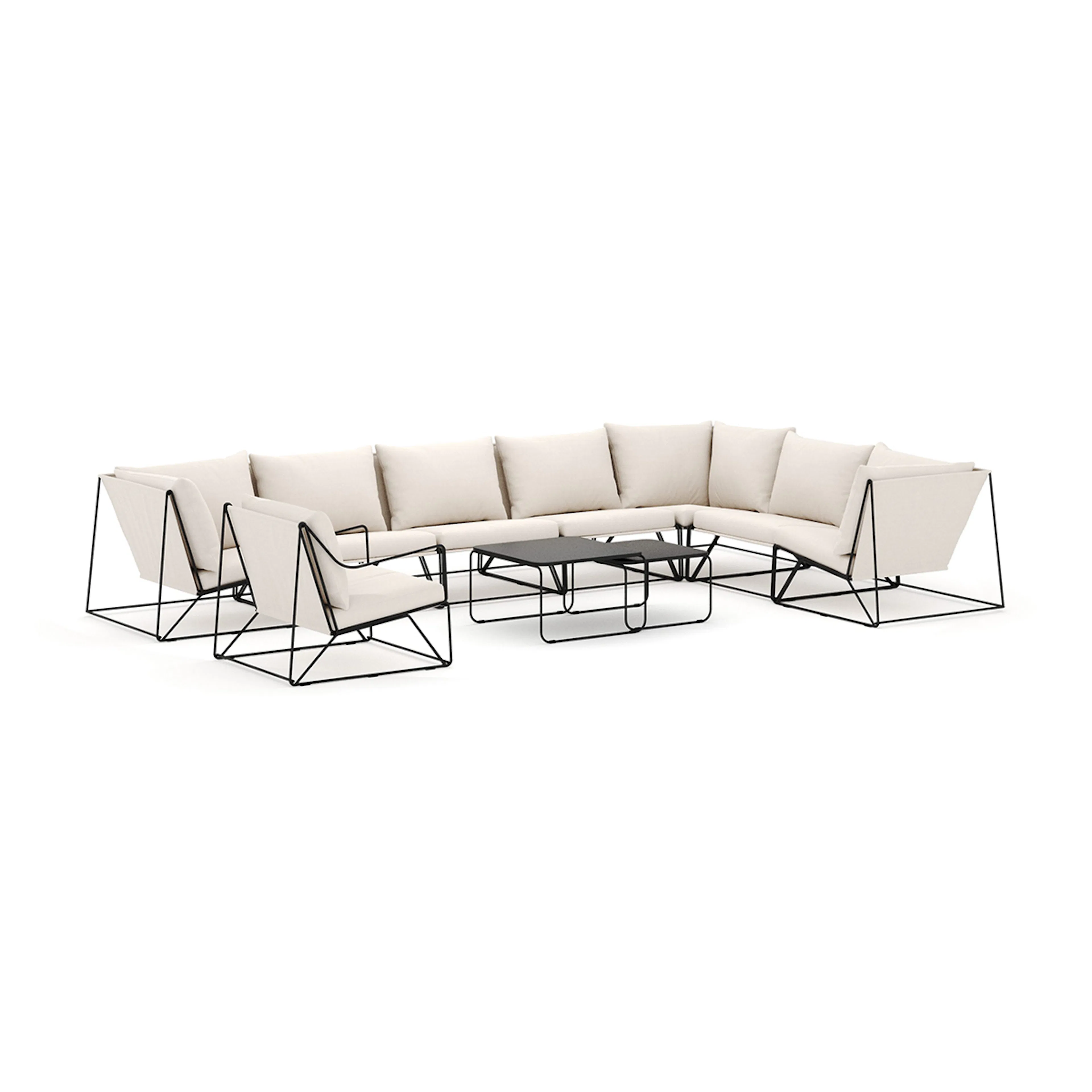 Svart/Beige