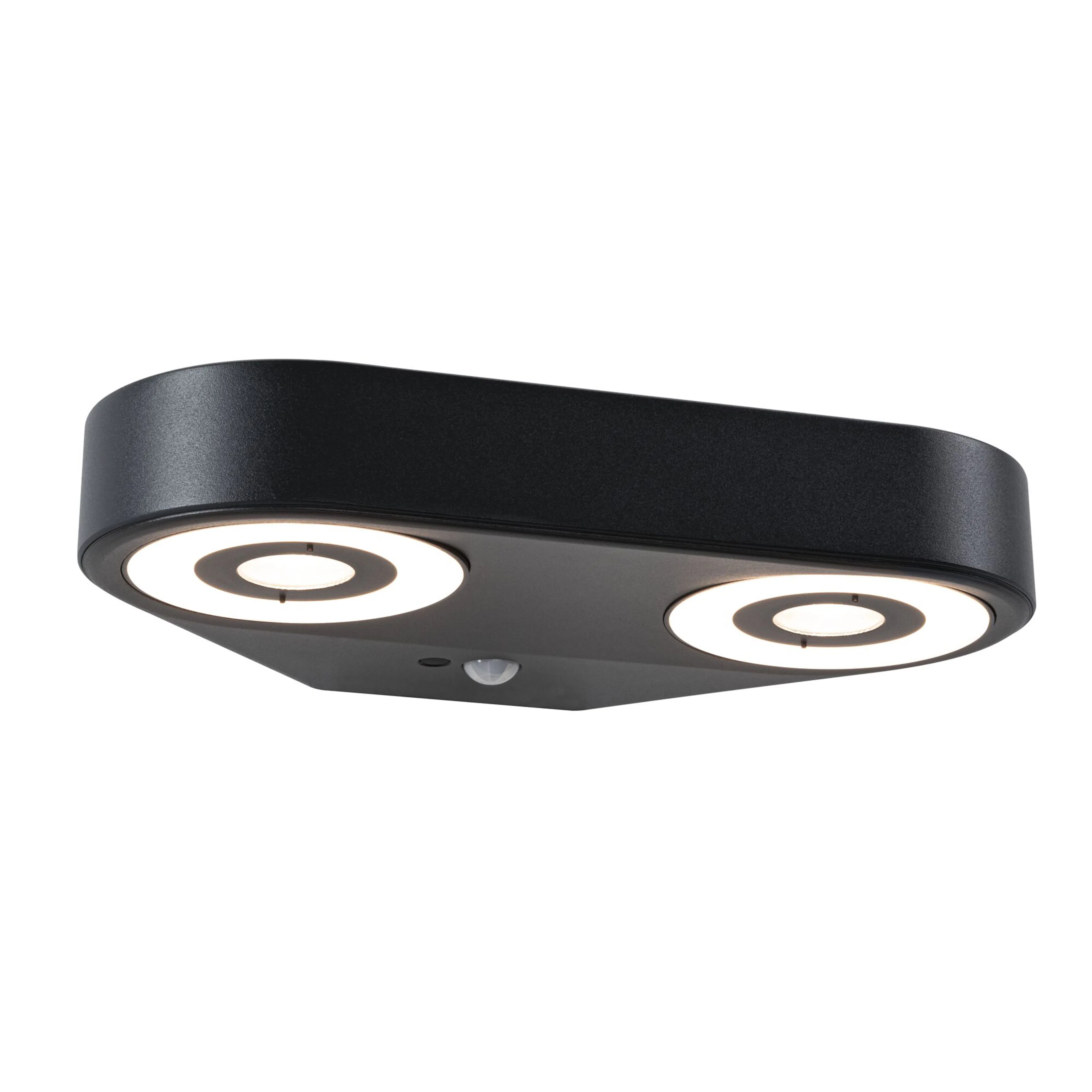 Fasadbelysning LED Paulmann Silma Dubbel med Skymningsstyrd rörelsedetektor IP44 230V Färg: Antracit