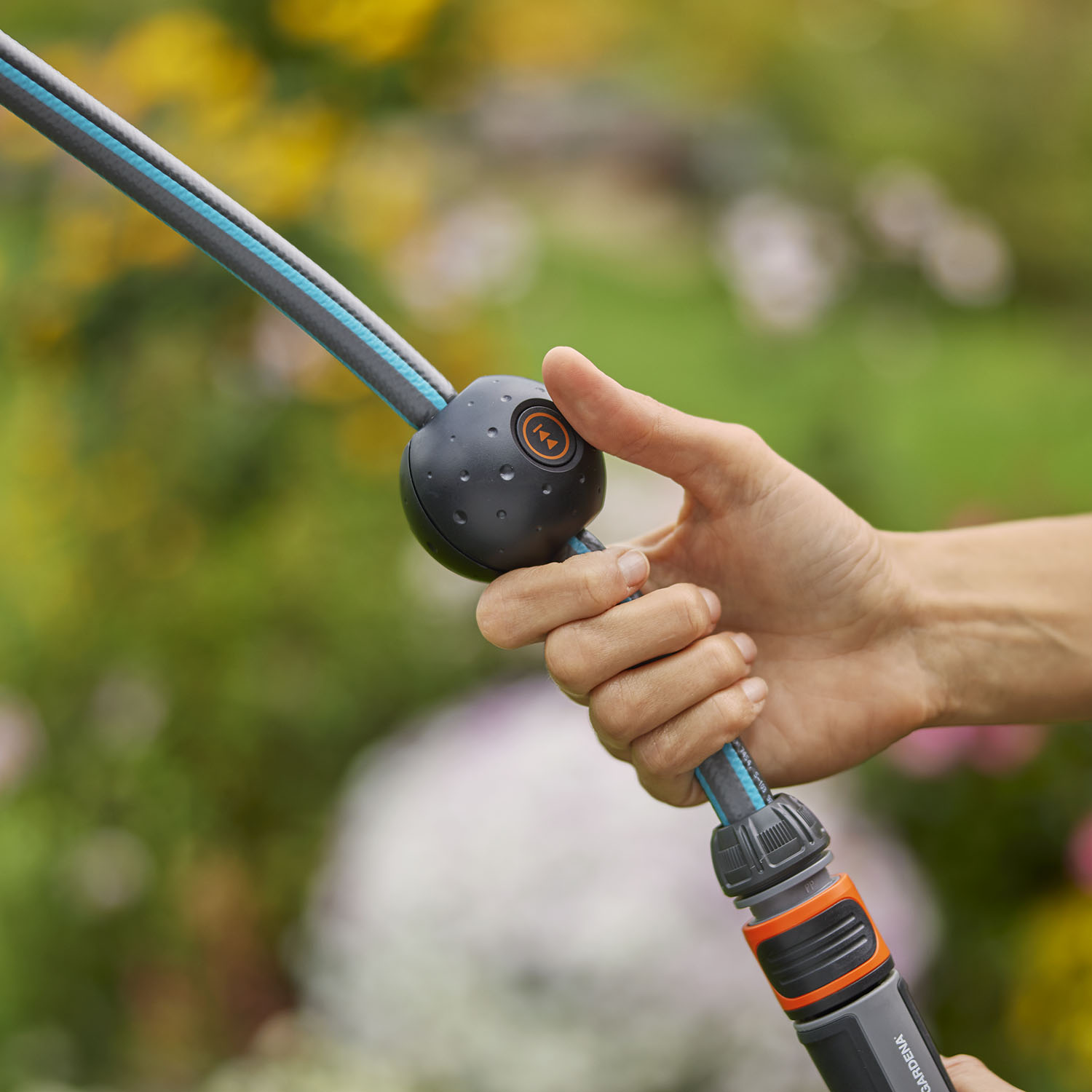 Slangbox Gardena Batteridriven PowerRoll XL 35 m Med Batteri & Laddare