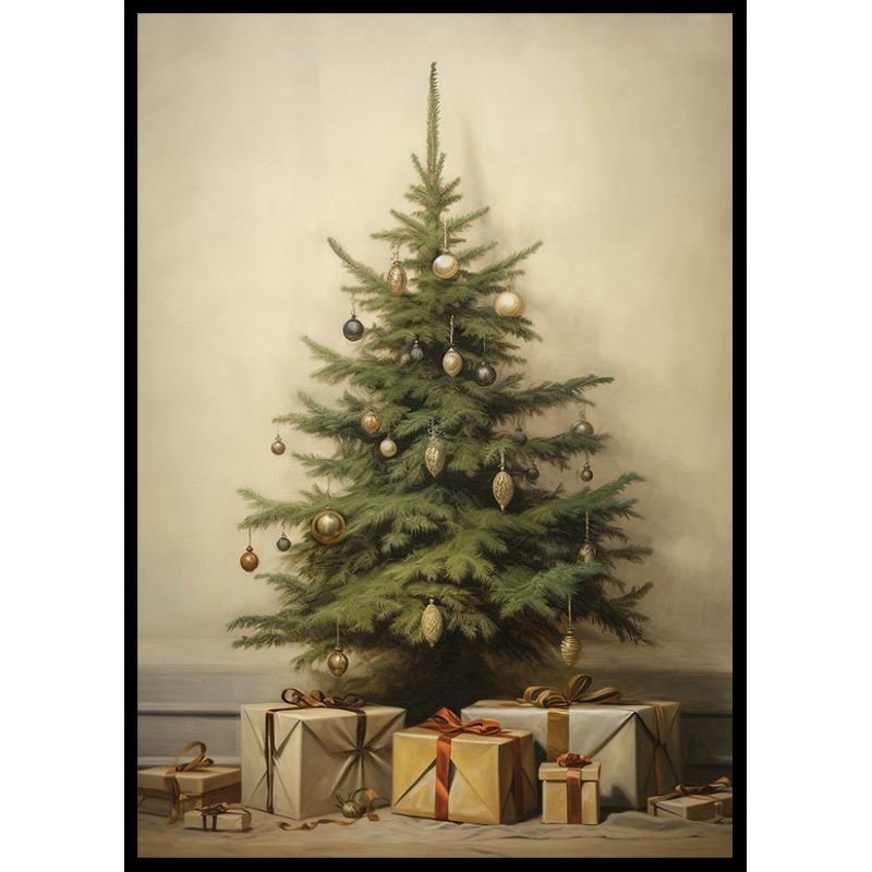 Poster Gallerix Christmas Tree And Gifts