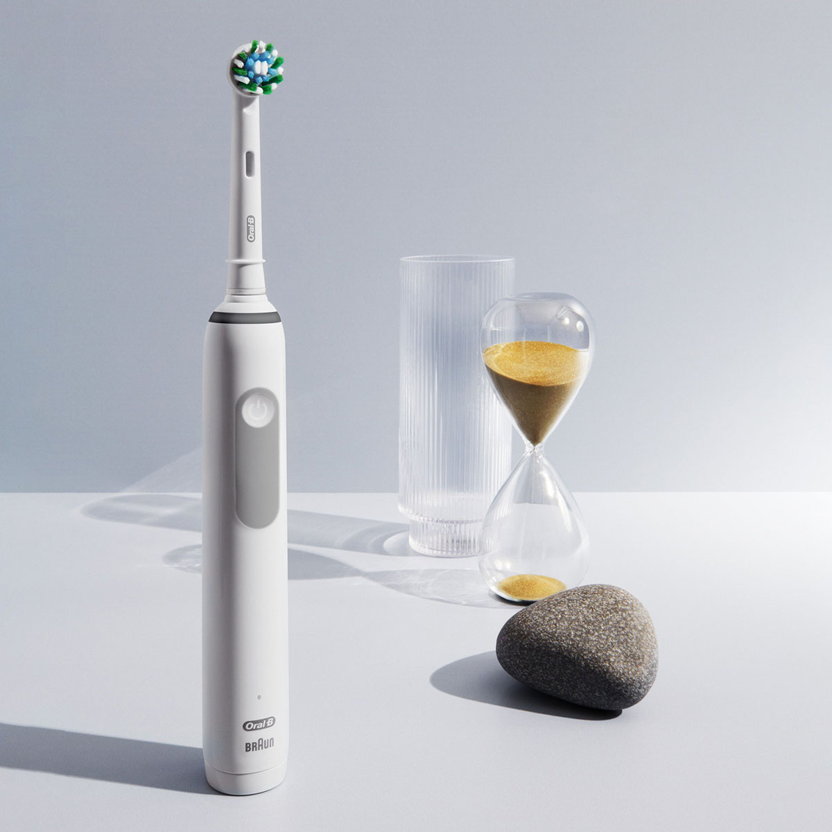 Eltandborste Oral-B Pro3 Duo Black/White med Timerfunktion & 3 Borsthuvuden