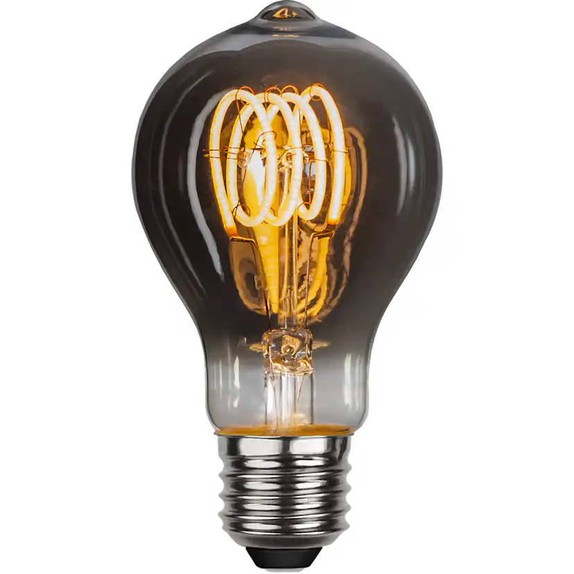 LED-lampa Star Trading E27 TA60 Decoled Spiral Smoke Dimbar 3,7W