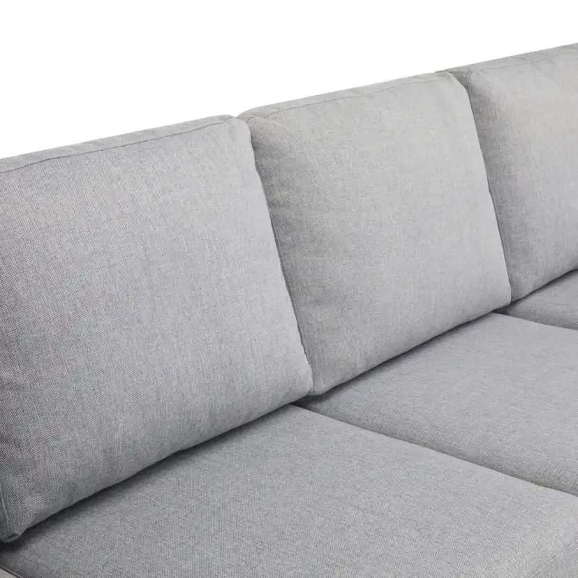 Crazy Hörnsoffa med Divan 4+3 Vändbar Svarta Ben