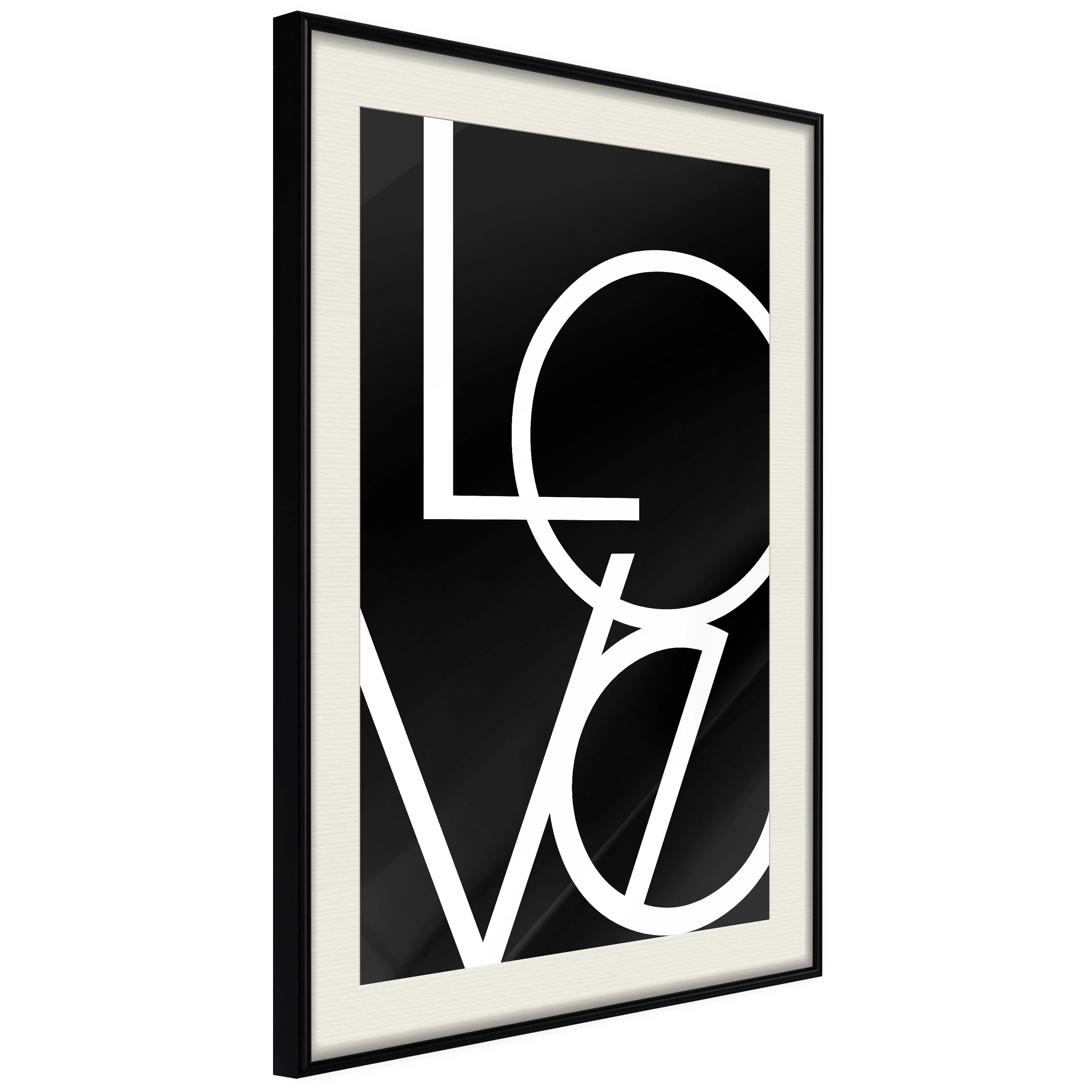 Poster Artgeist Affisch Love in Black and White