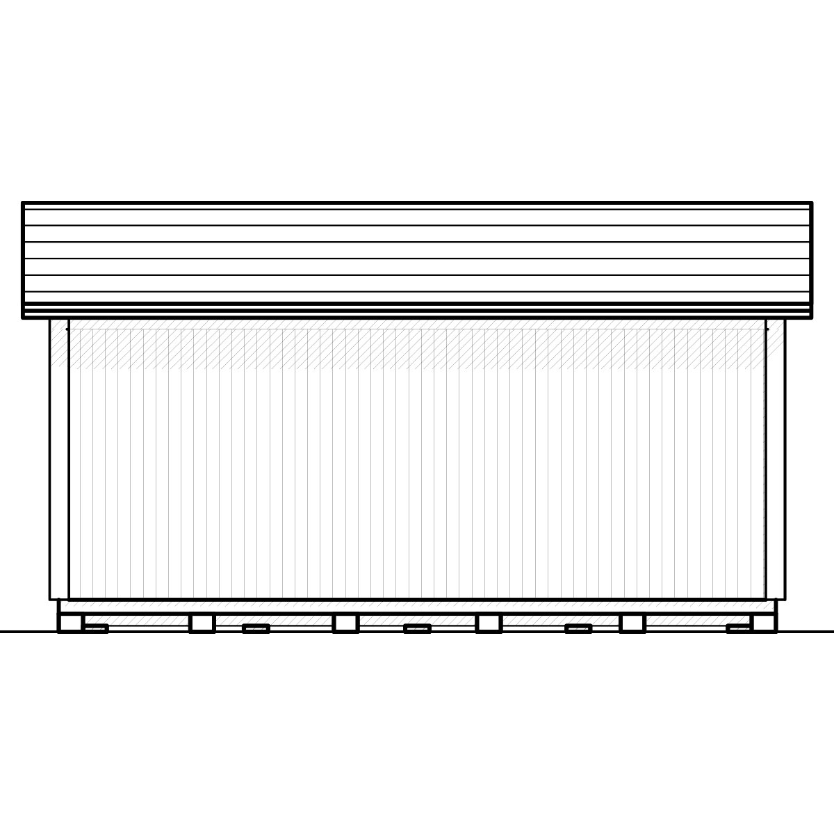 Attefallshus Vibostugan Njuta Funkis 25-2 24,3 m² Trähus