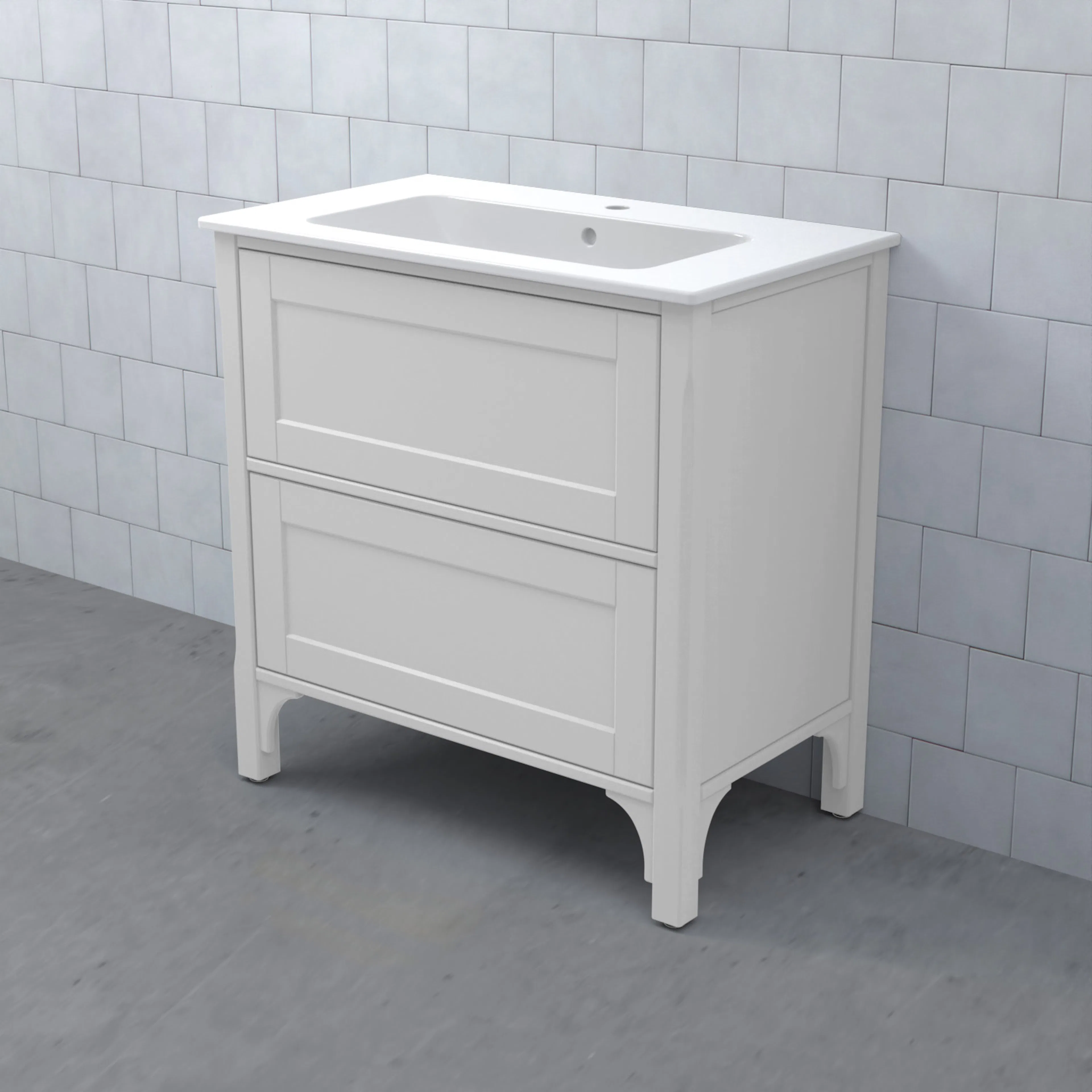 SAGA Kommod 80/49 Dälja Ljusgrå BxHXD: 800x830x470 mm, Dälja Ljusgrå