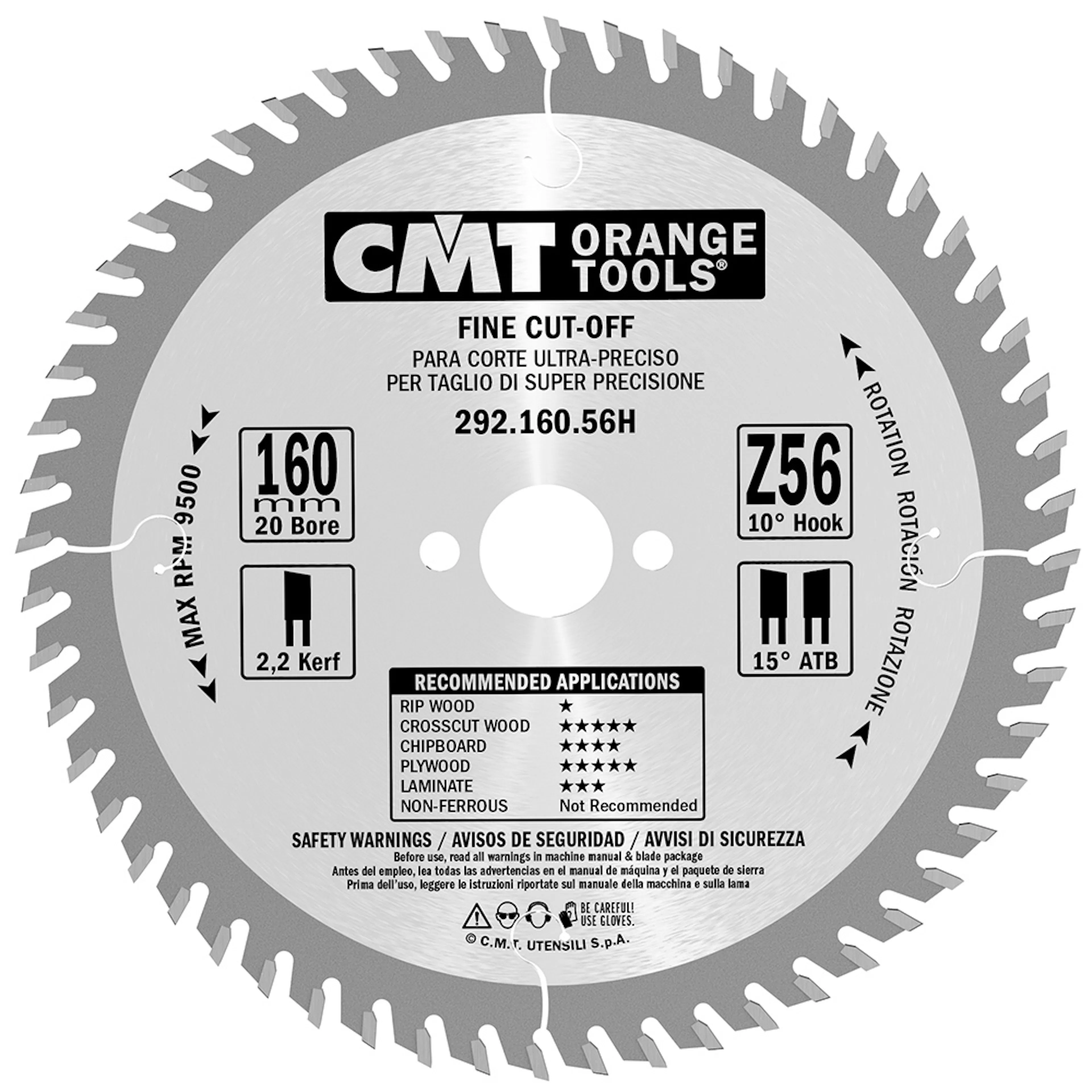 Cirkelsågklinga CMT Orange Tools W