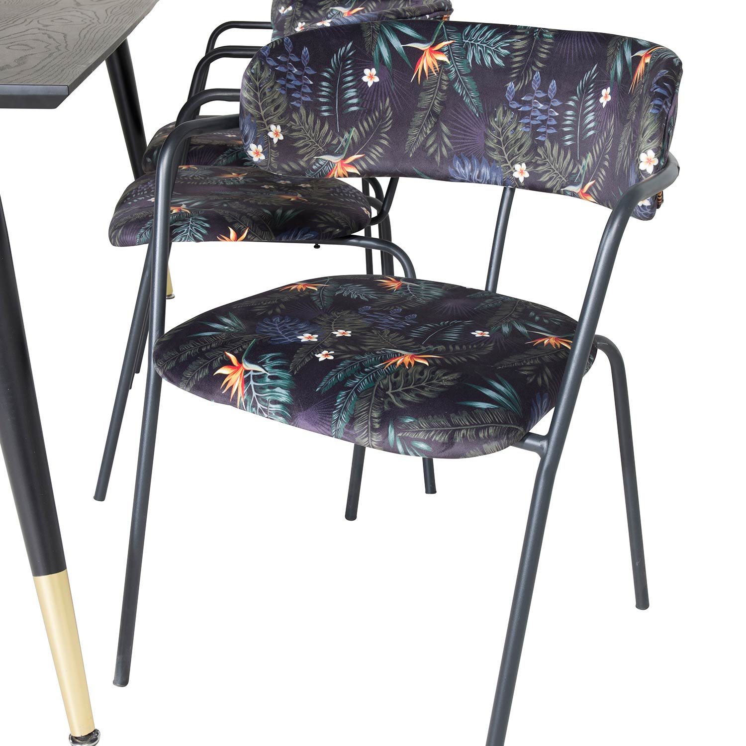 Matgrupp Venture Home Disa med 6 Aris Stolar Polyestertyg