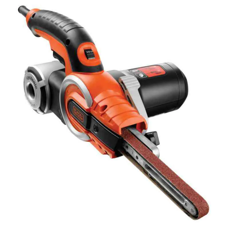 Bandslipmaskin Black&Decker KA902EK 400W med Väska & Tillbehör