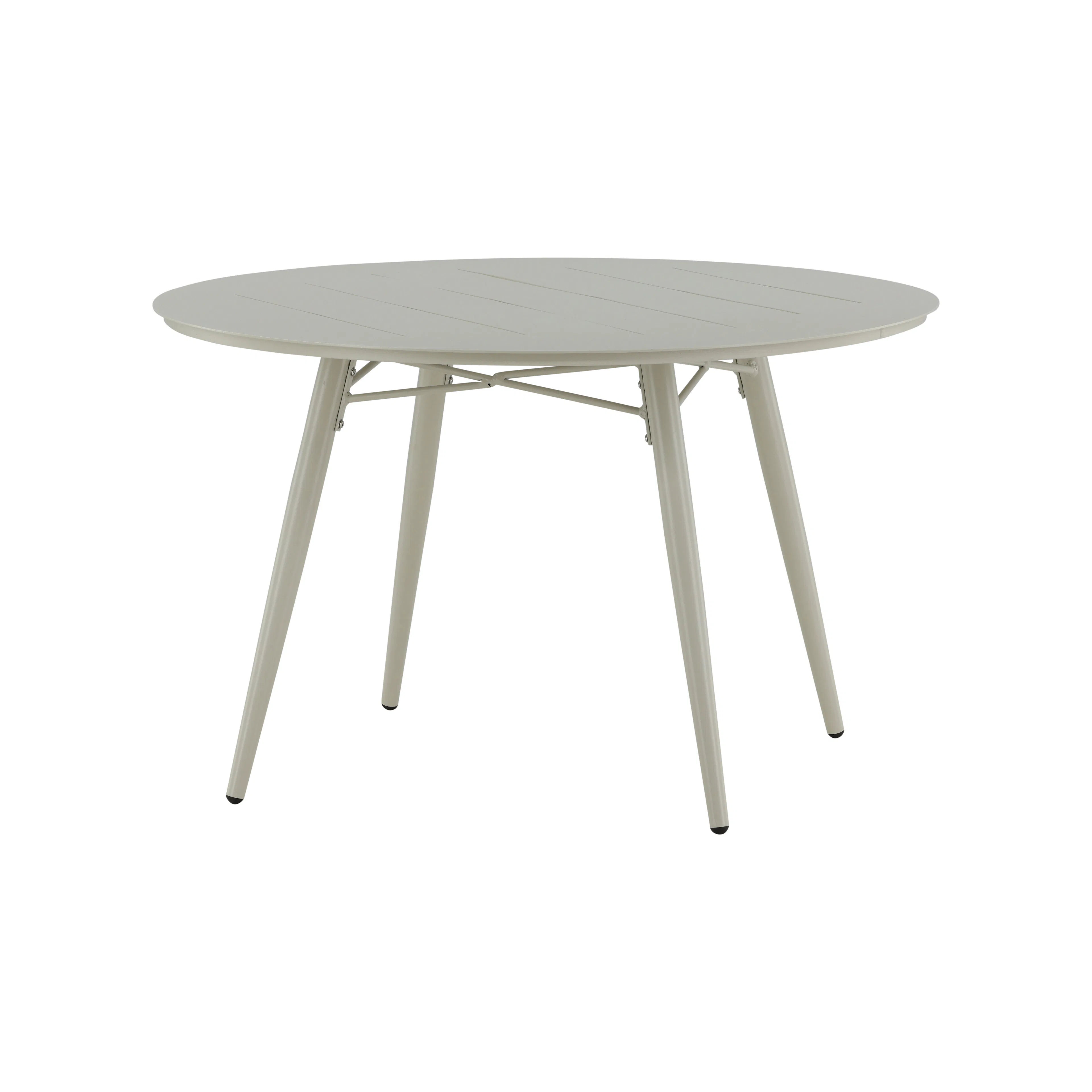 Utebord Venture Home Lina Ø120 cm Matbord i Trä & Aluminium, Beige