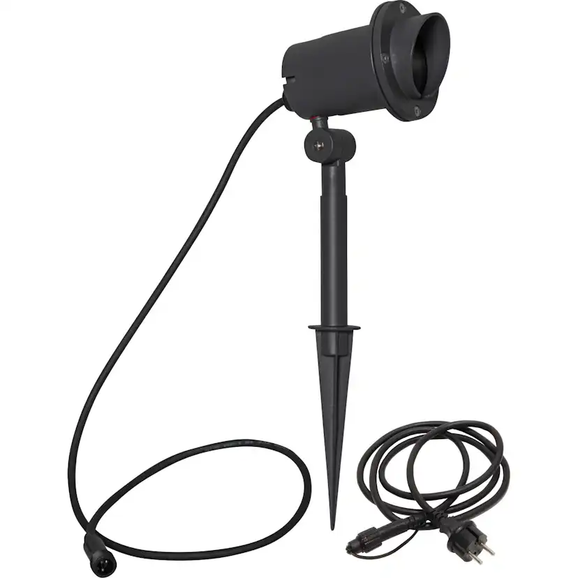 Utomhusdekoration Star Trading Spotlight Focus Svart