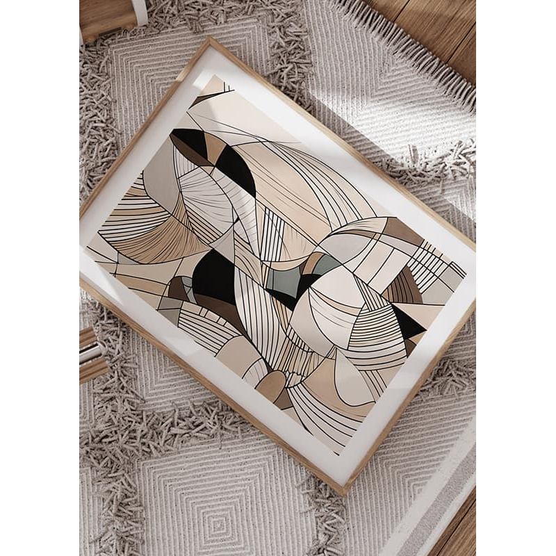 Poster Gallerix Abstract Botanical Pattern