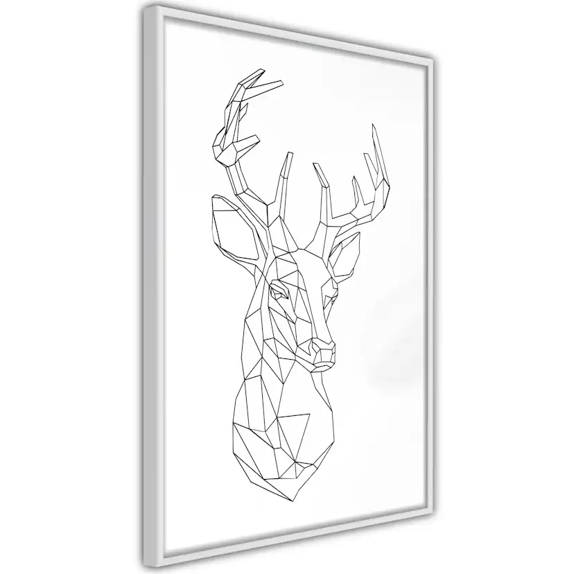 Poster Artgeist Affisch Geometric Deer