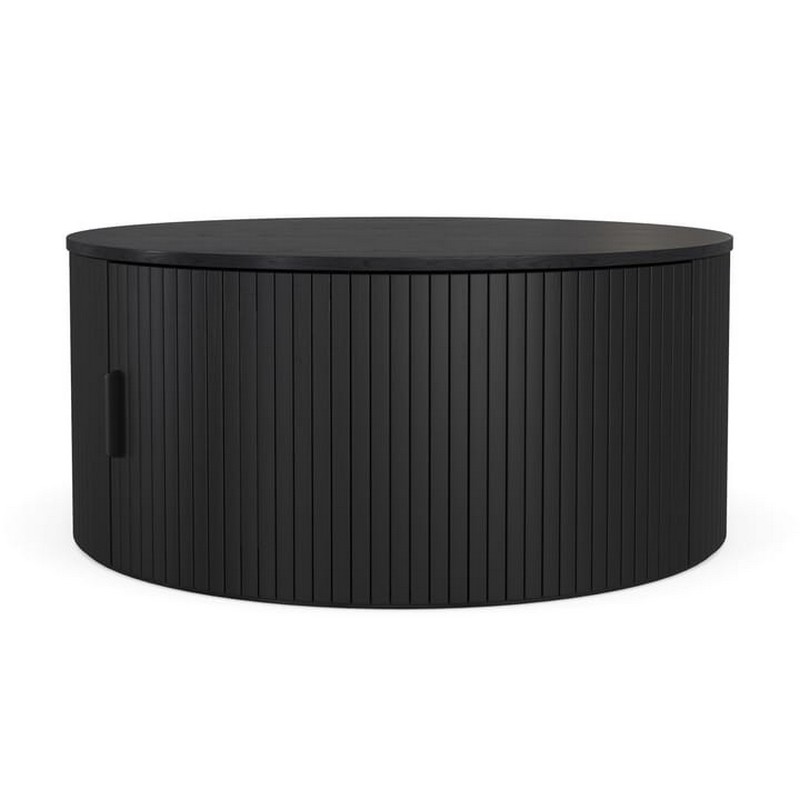 Soffbord In Living Noira Ø80 cm med Förvaring
