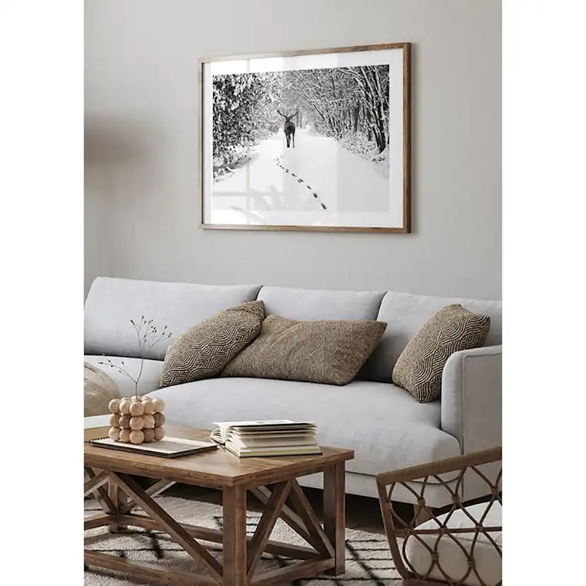 Poster Gallerix Deer Forest Walk