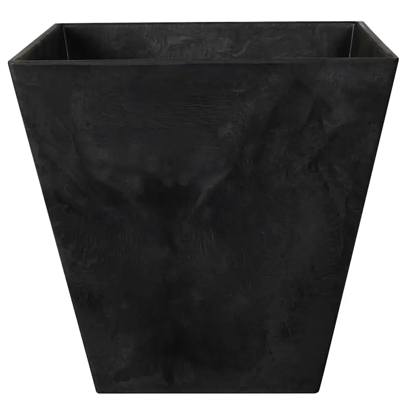 Kruka Artstone Ella Svart 30 x 30 x 29 cm