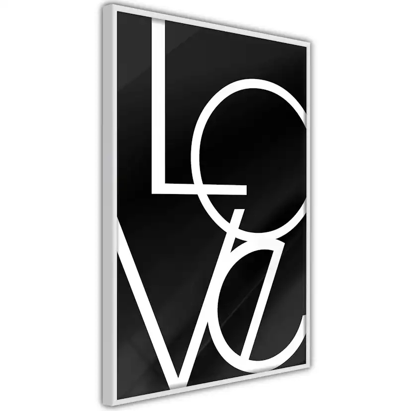 Poster Artgeist Affisch Love in Black and White