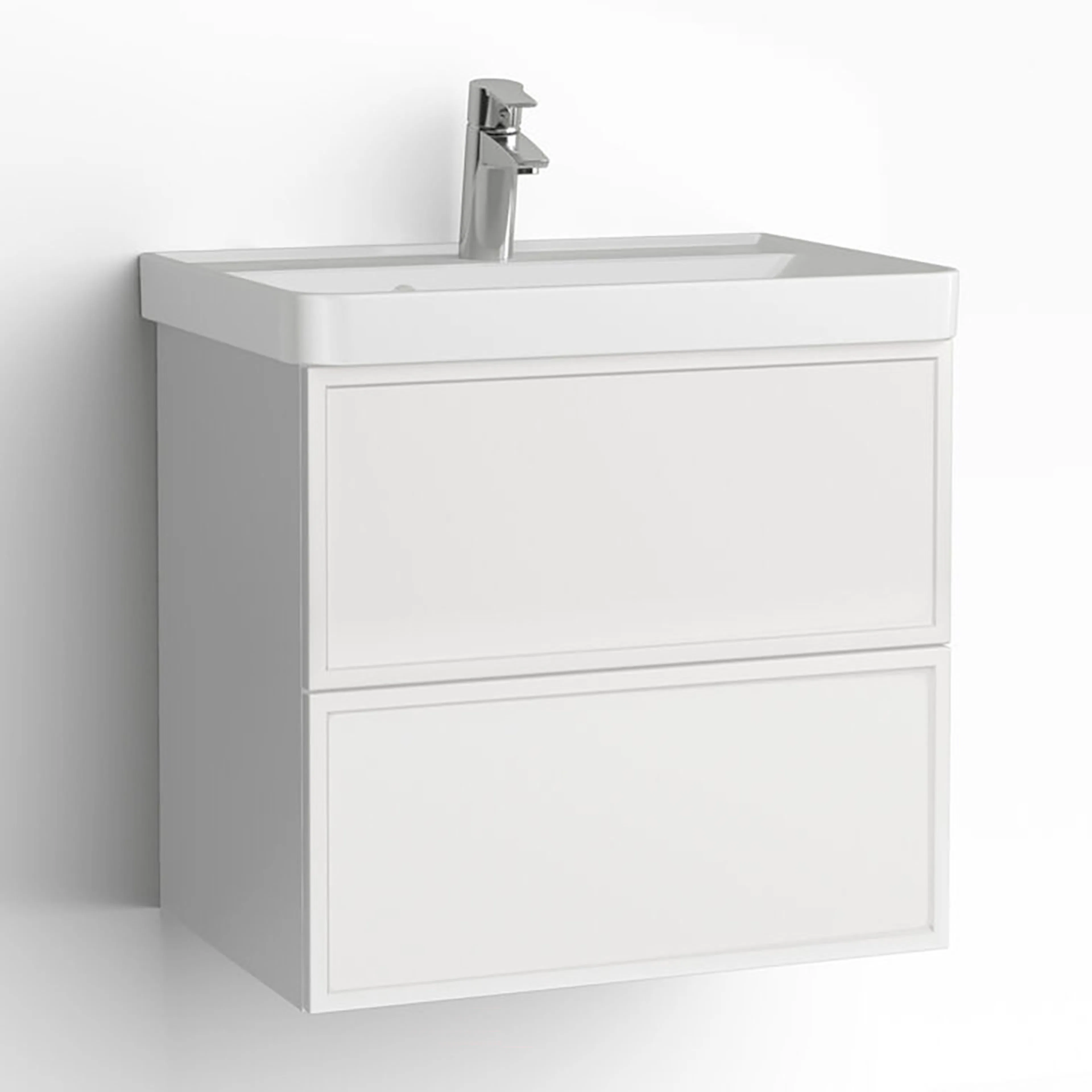 Kommod Mezzo 600 Thea vit push Thea Vit, utan  Eluttag, med Push Open