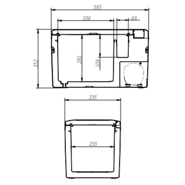 Campingkyl Frezzer Pro 25L 12/24V 230V Med Frys