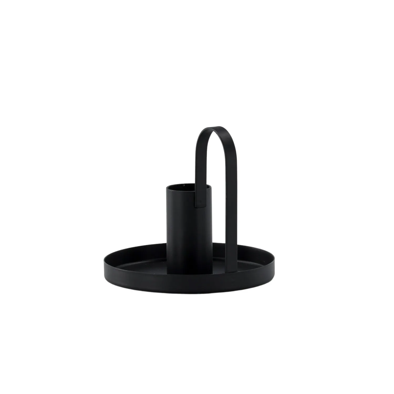 Crai Candlestick - Matte Black - D2*H9*B10cm Svart