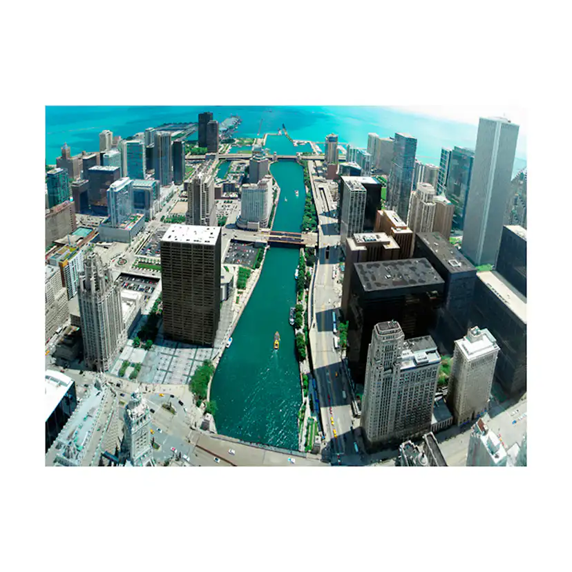 Fototapet Arkiio Stadsbyggnadskonst Av Chicago