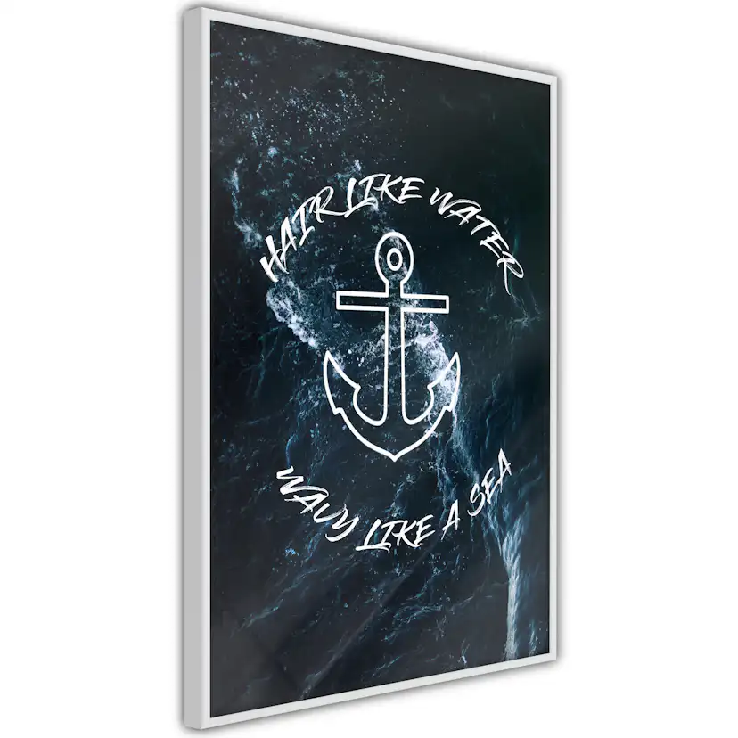 Poster Artgeist Affisch Hair like Water, Wavy like a Sea