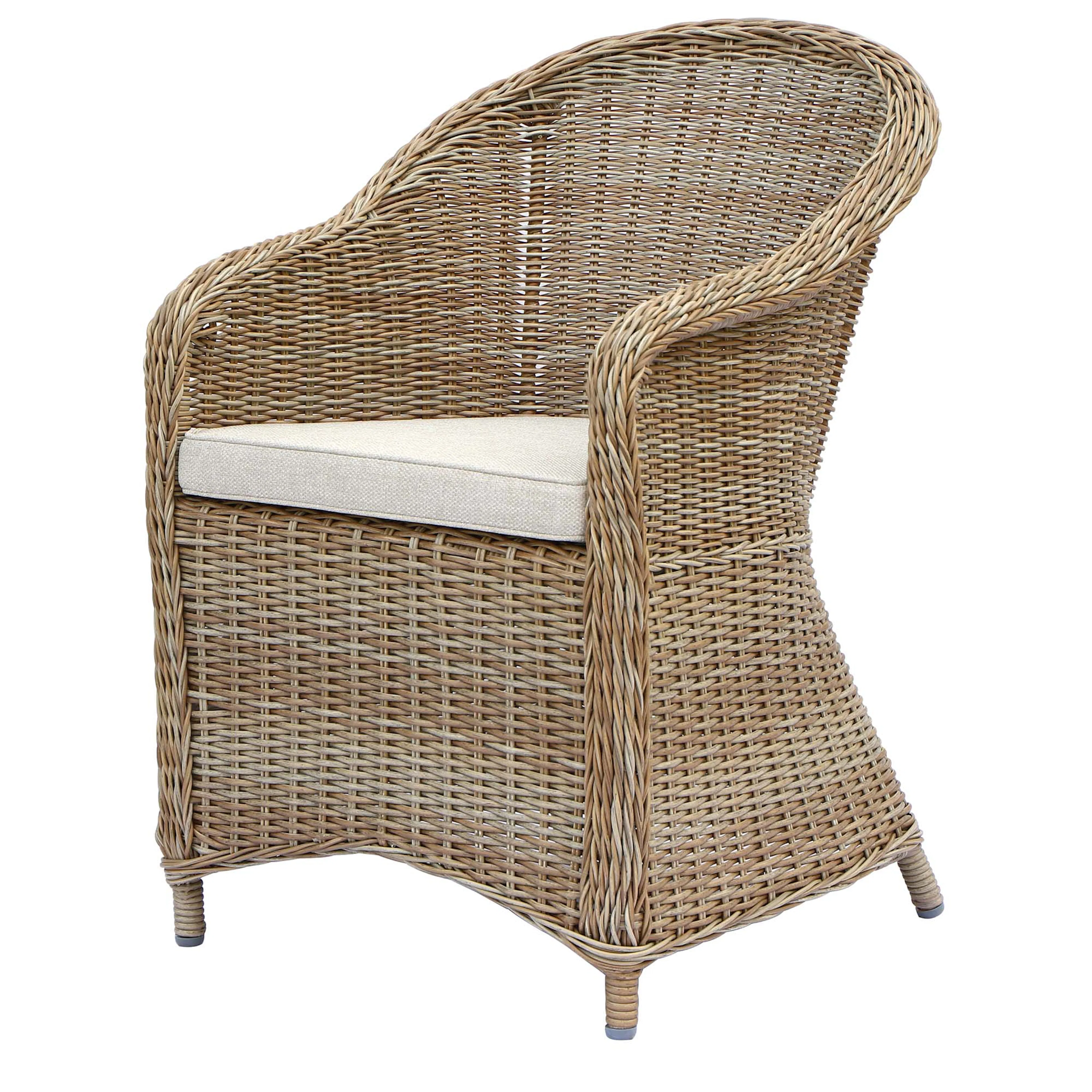 ROSIE utomhusfotölj 2-pack, naturell Beige
