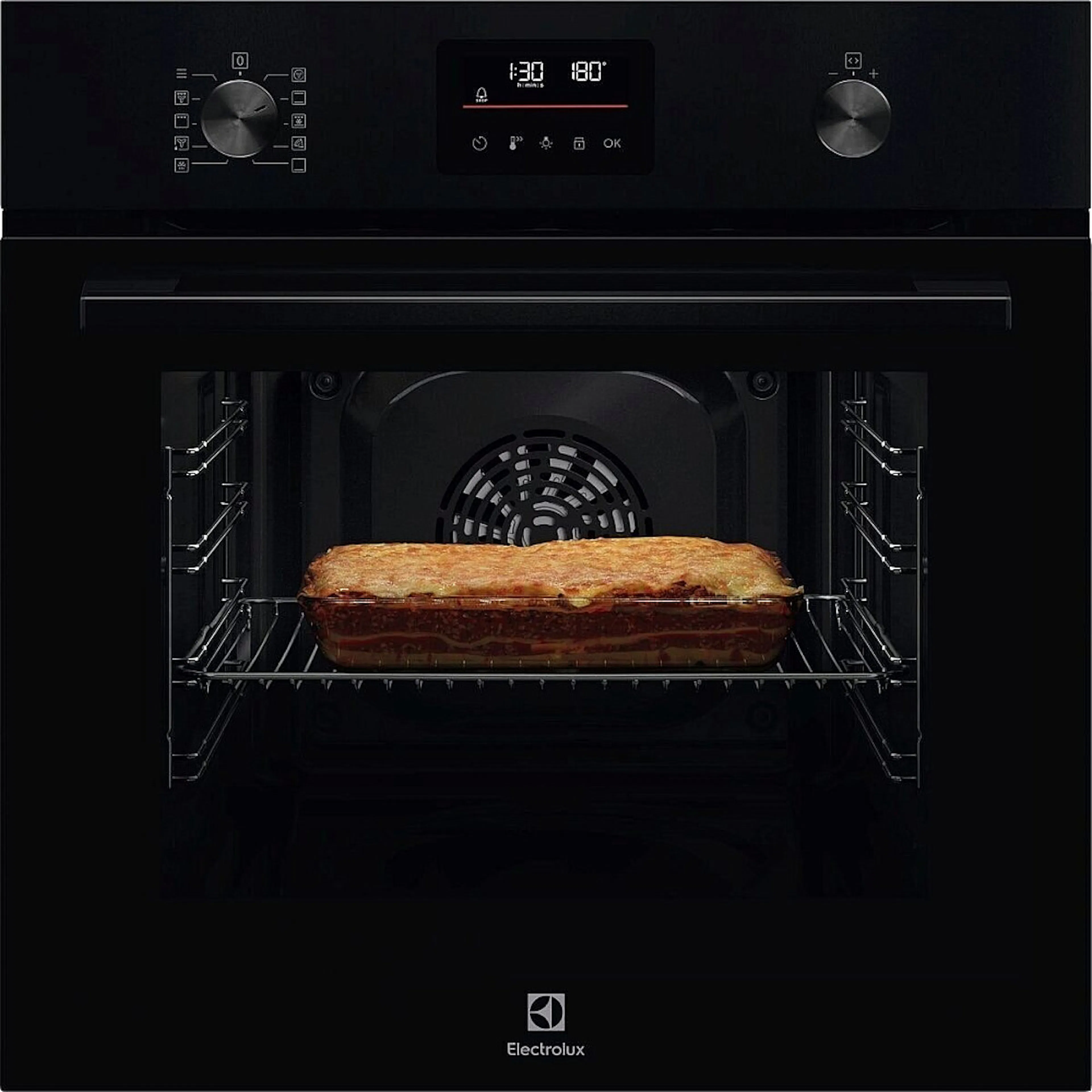 Inbyggnadsugn Electrolux COP810K Svart med Varmluft och Grillfunktion