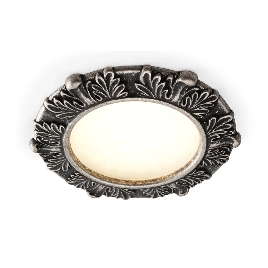 LED-spot Beslag Design Acanthus Antik Silver