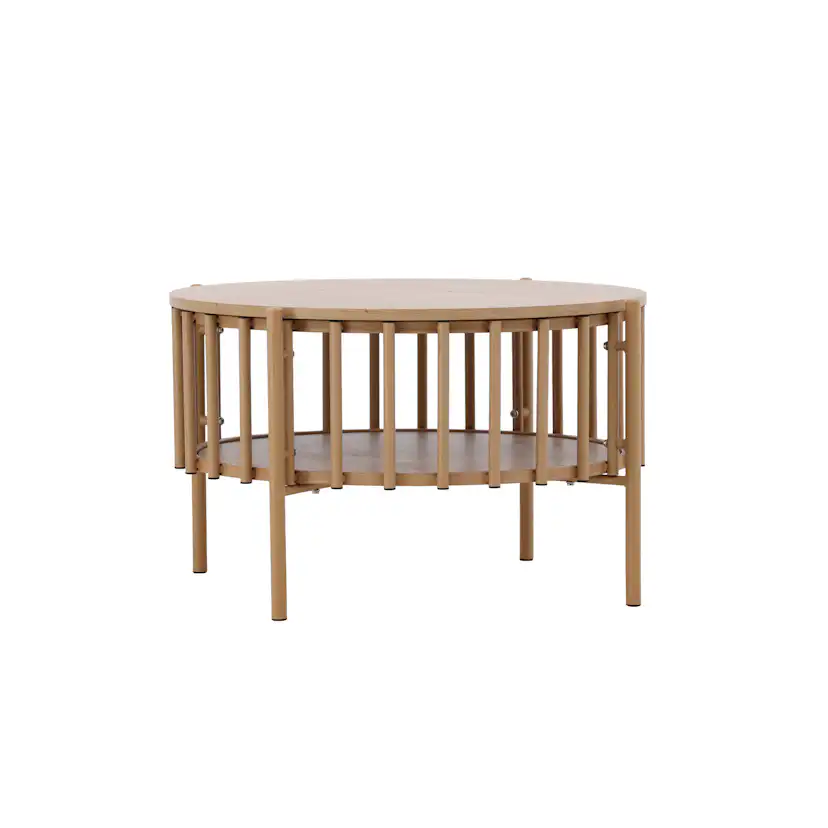 Soffbord Venture Home Rubbo Ø80x50 cm med Förvaring